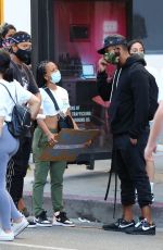 KARRUECHE TRAN at Black Lives Matter Protest in Los Angeles 06/07/2020