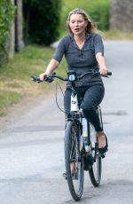 KATE and LILA GRACE MOSS Out Riding Bikes in Cotswold 06/16/2020