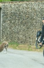 KATE and LILA GRACE MOSS Out Riding Bikes in Cotswold 06/16/2020