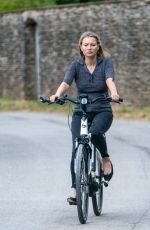 KATE and LILA GRACE MOSS Out Riding Bikes in Cotswold 06/16/2020