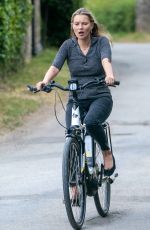 KATE and LILA GRACE MOSS Out Riding Bikes in Cotswold 06/16/2020