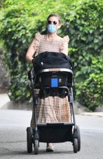 KATE MARA Out with Her Baby in Los Feliz 06/25/2020