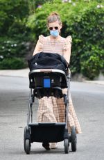 KATE MARA Out with Her Baby in Los Feliz 06/25/2020