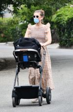 KATE MARA Out with Her Baby in Los Feliz 06/25/2020