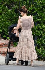 KATE MARA Out with Her Baby in Los Feliz 06/25/2020