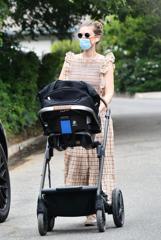 KATE MARA Out with Her Baby in Los Feliz 06/25/2020