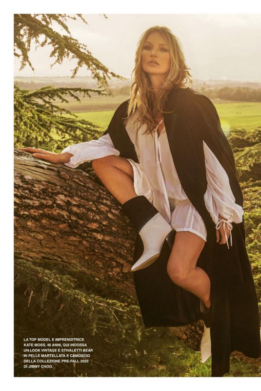 KATE MOSS in Grazia Magazine, Italy June 2020