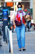 KATIE HOLMES in Denim Out in New York 06/10/2020