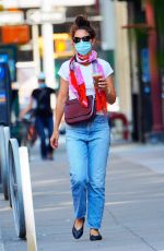 KATIE HOLMES in Denim Out in New York 06/10/2020