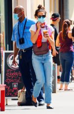 KATIE HOLMES in Denim Out in New York 06/10/2020