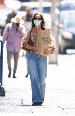 KATIE HOLMES Out Shopping in New York 06/16/2020