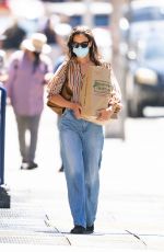 KATIE HOLMES Out Shopping in New York 06/16/2020
