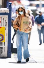 KATIE HOLMES Out Shopping in New York 06/16/2020