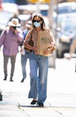 KATIE HOLMES Out Shopping in New York 06/16/2020