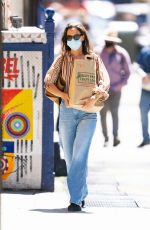 KATIE HOLMES Out Shopping in New York 06/16/2020
