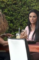 KATIE PRICE and AISLEYNE HORGAN WALLACE at Sheesh Restaurant in Chigwell 06/16/2020