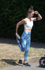 KATIE WAISSEL Workout at a Park in London 06/16/2020