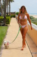 KELLY BENSIMON in Bikini at Beach in Palm Beach 06/02/2020