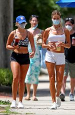 KELLY BENSIMON Out with Friend in The Hamptons 06/22/2020