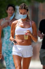 KELLY BENSIMON Out with Friend in The Hamptons 06/22/2020