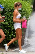 KELLY BENSIMON Out with Friend in The Hamptons 06/22/2020