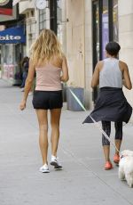 KELLY BENSIMON Out with Her Dog in New York 06/18/2020