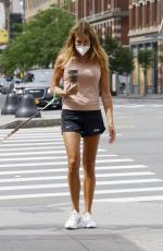 KELLY BENSIMON Out with Her Dog in New York 06/18/2020