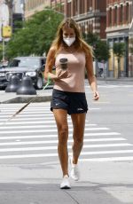 KELLY BENSIMON Out with Her Dog in New York 06/18/2020