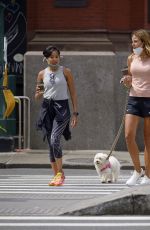 KELLY BENSIMON Out with Her Dog in New York 06/18/2020