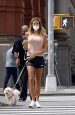 KELLY BENSIMON Out with Her Dog in New York 06/18/2020
