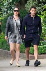 KELLY BROOK and Jeremy Parisi Out and About in London 06/04/2020