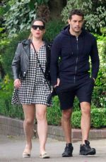 KELLY BROOK and Jeremy Parisi Out and About in London 06/04/2020