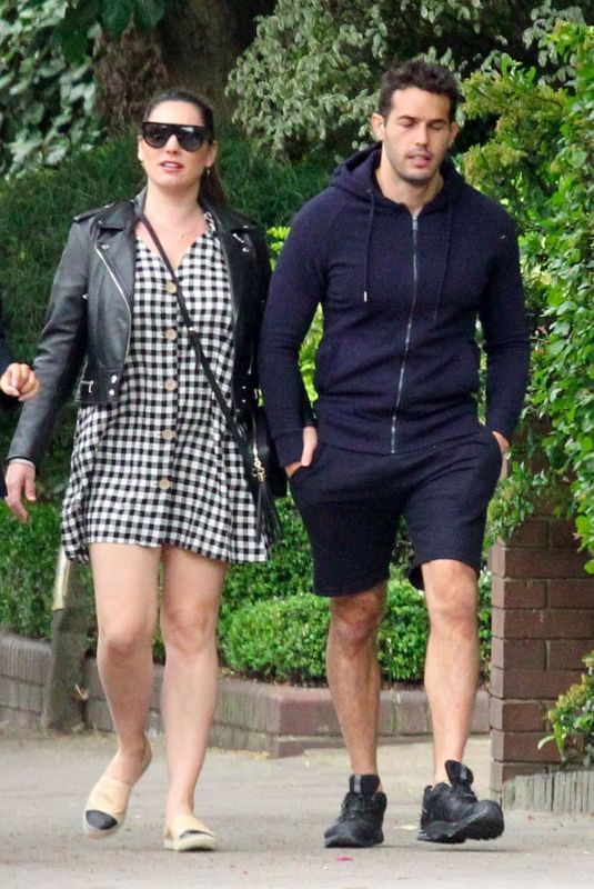 KELLY BROOK and Jeremy Parisi Out and About in London 06/04/2020