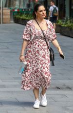 KELLY BROOK Arrives at Global Radio in London 06/16/2020