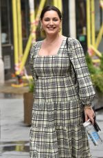 KELLY BROOK Arrives at Global Radio in London 06/17/2020