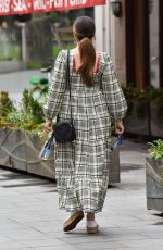KELLY BROOK Arrives at Global Radio in London 06/17/2020