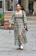 KELLY BROOK Arrives at Global Radio in London 06/17/2020