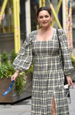 KELLY BROOK Arrives at Global Radio in London 06/17/2020