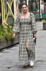 KELLY BROOK Arrives at Global Radio in London 06/17/2020