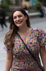 KELLY BROOK Arrives at Global Radio in London 06/19/2020