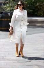 KELLY BROOK Arrives at Heart Radio in London 06/22/2020