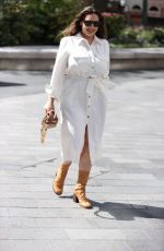 KELLY BROOK Arrives at Heart Radio in London 06/22/2020