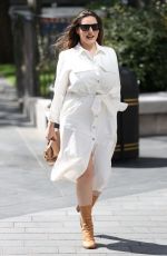 KELLY BROOK Arrives at Heart Radio in London 06/22/2020