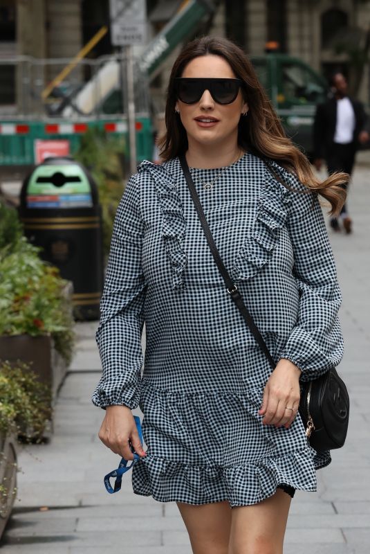 KELLY BROOK Arrives at Heart Radio Studios in London 06/18/2020