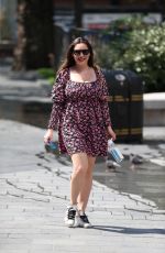 KELLY BROOK in a Sumer Dress Out in London 06/25/2020