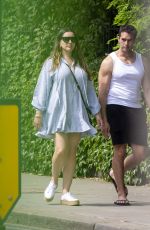 KELLY BROOK Out in Belsize Park in London 06/02/2020