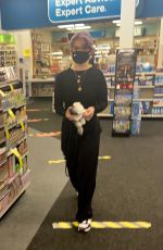 KELLY OSBOURNE Shopping at CVS in Studio City 06/25/2020