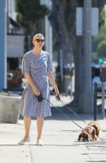 KELLY RUTHERFORD Out with Her Dogs in Santa Monica 06/10/2020