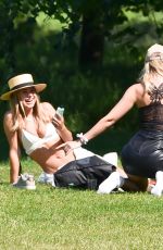 KIMBERLEY GARNER with Friends at Hyde Park in London 06/06/2020