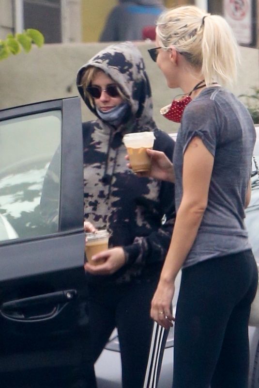 KRISTEN STEWART and DYLAN MEYER Out in Los Angeles 06/28/20